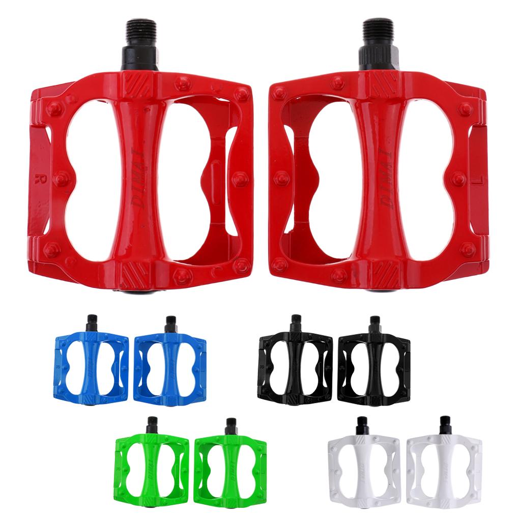 Pedal Platform Flat - 1 Pair Aluminum Alloy Mountain Road