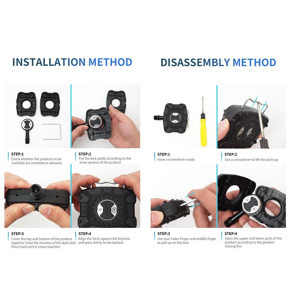 1 Pair Pedal Adapters Clipless - Pedal Platform Flat review and price