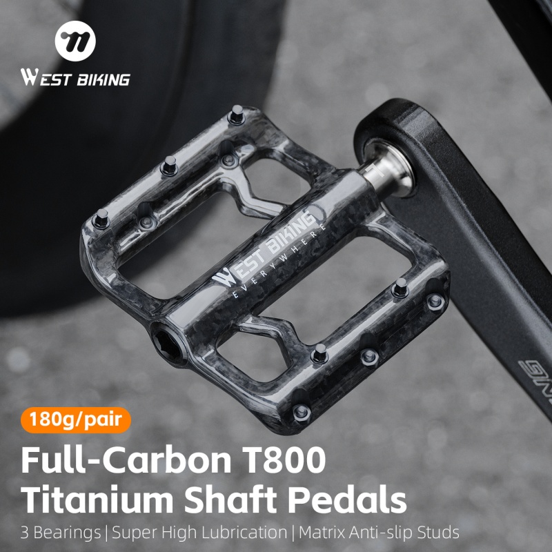 WEST BIKING Bicycle Pedals 3 B - Pedal Platform Flat review and price