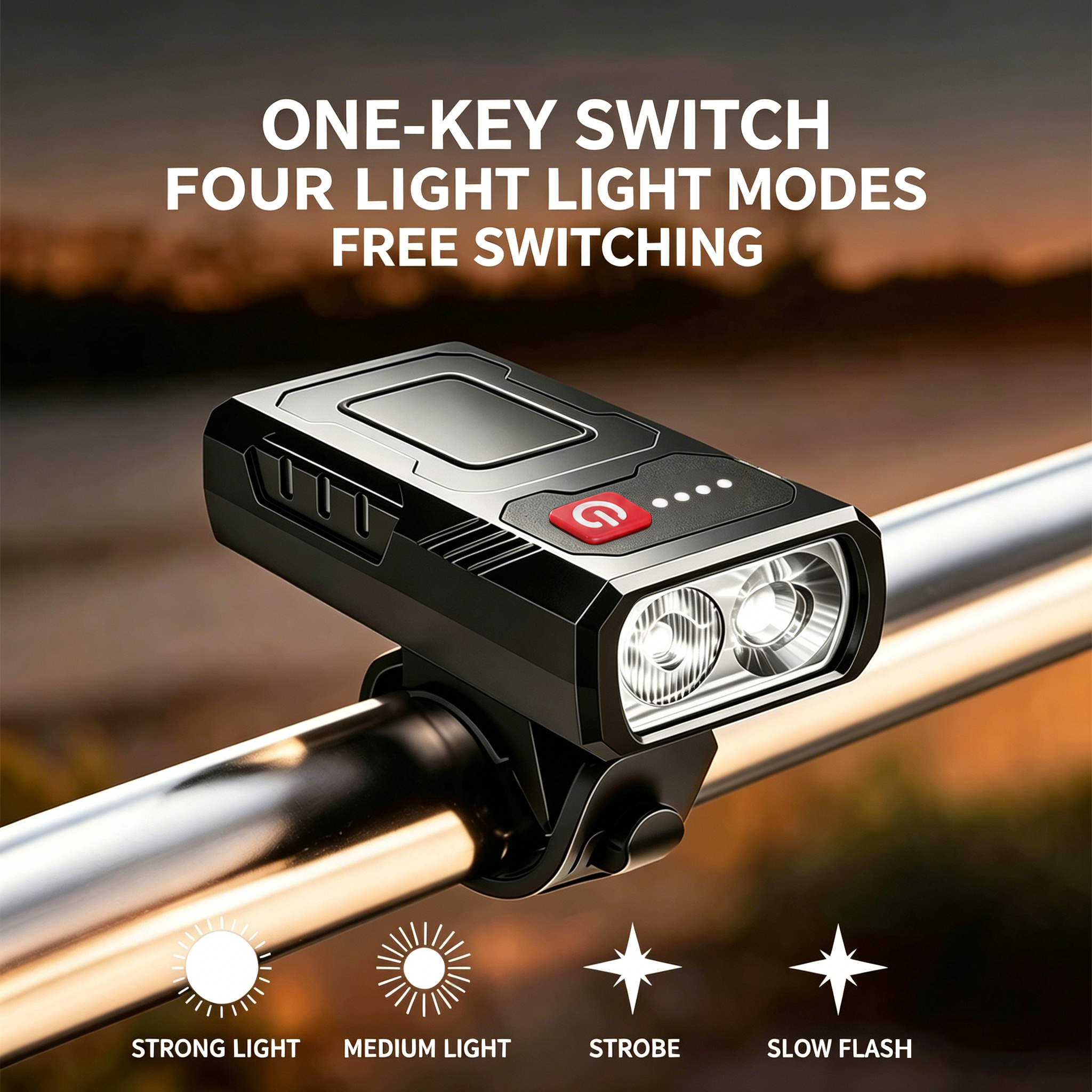 2 LED Bicycle Front Light Rech - Mountain Biking Zone 2 review and price