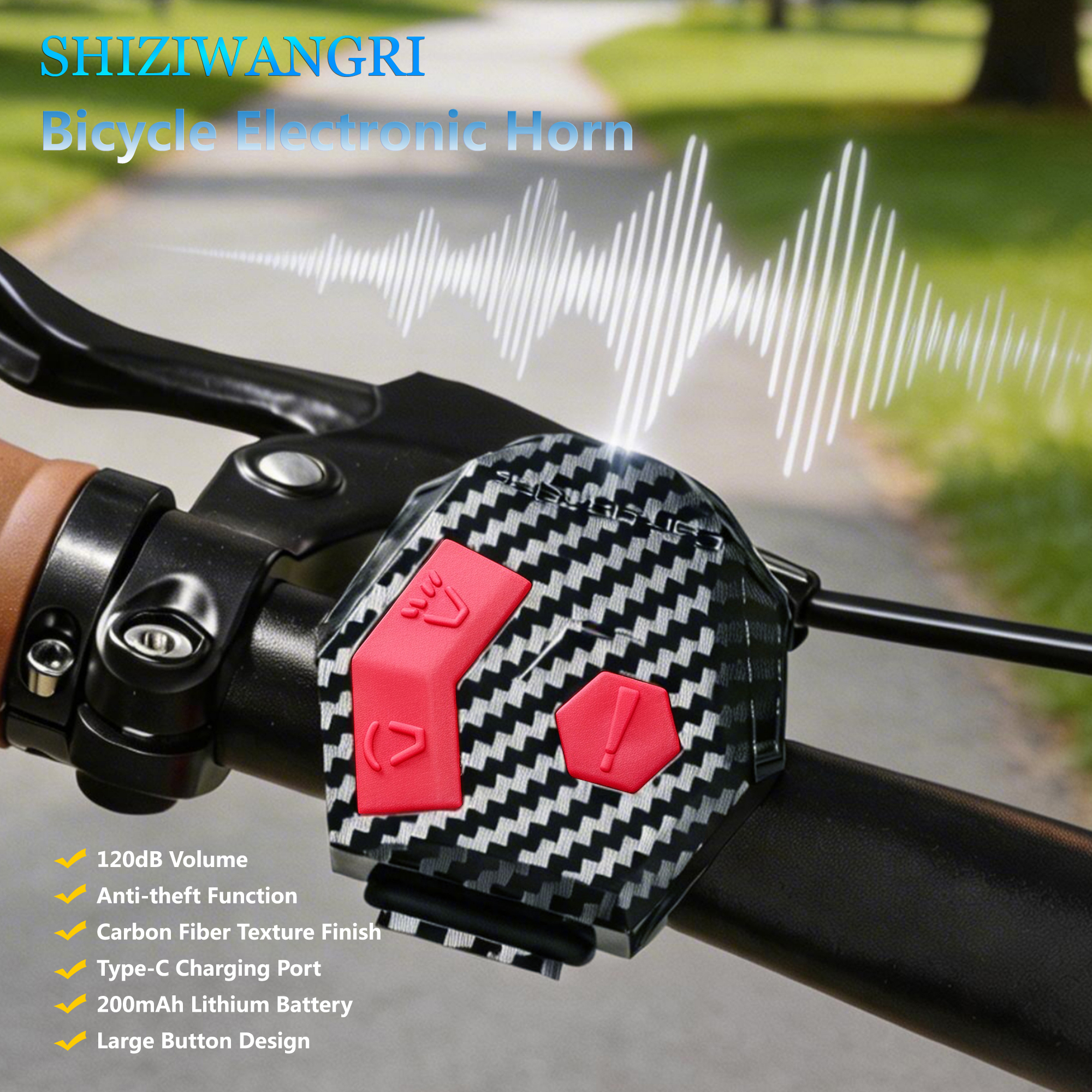 SHIZIWANGRI 2 in 1 Bicycle Hor - Mountain Biking Zone 2 review and price