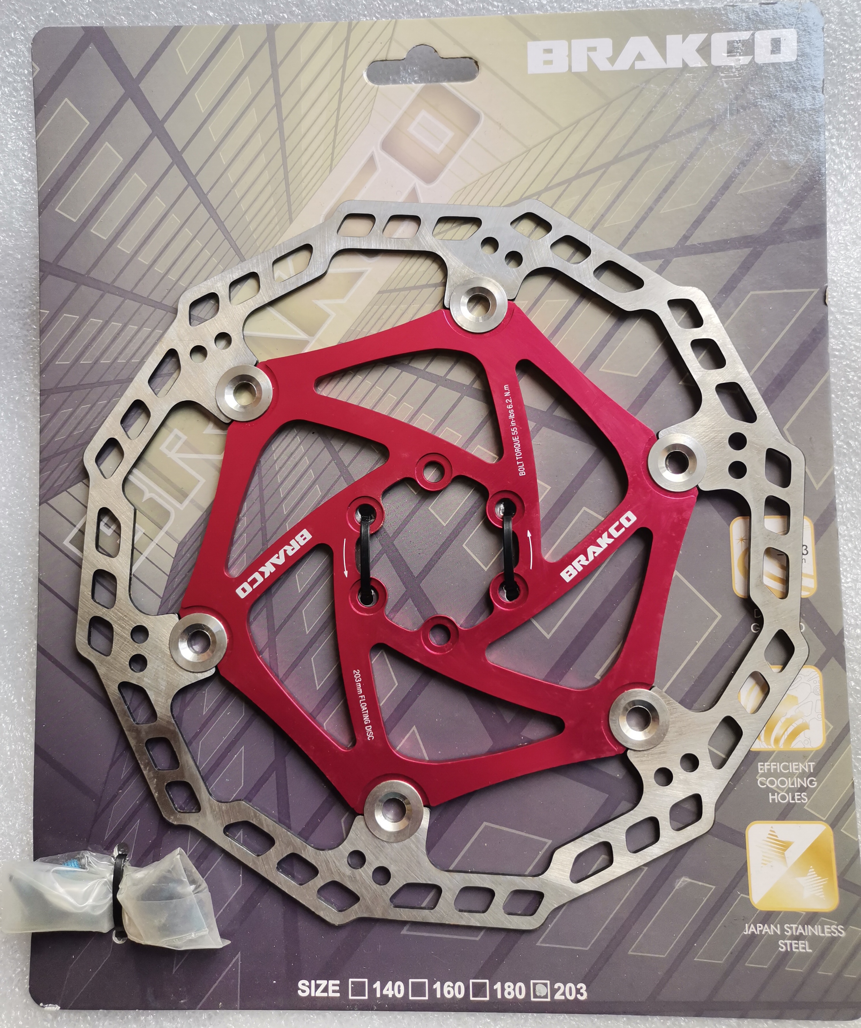 ONE PC FLOATING DISC BRAKE ROT - Mountain Biking Japan review and price