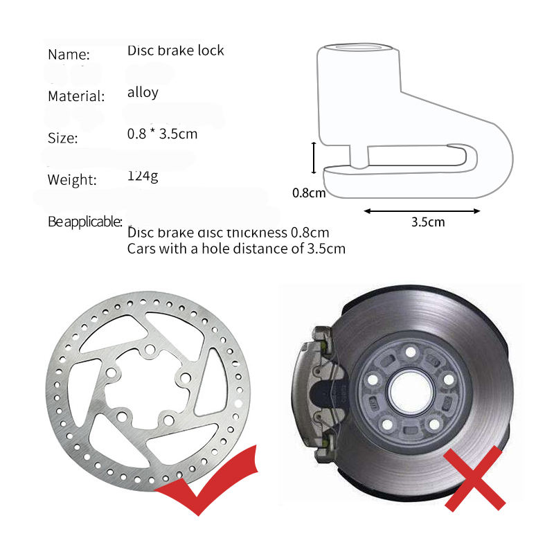 Bicycle Disc Brake Lock Anti T - Mountain Biking Zone 2 review and price