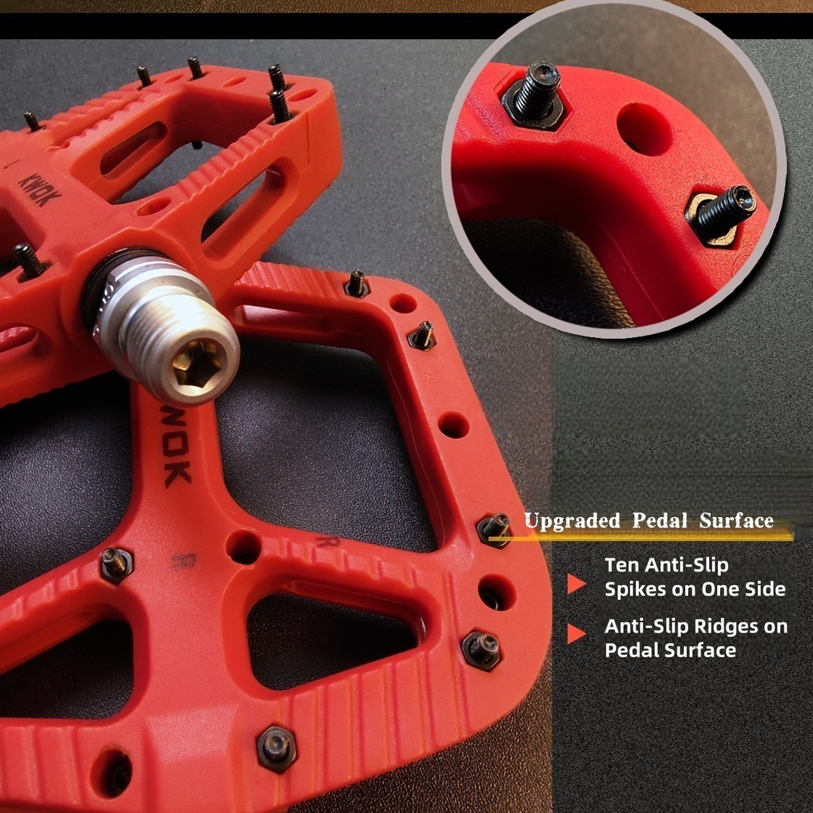 Bicycle Pedals Ultralight Bike - Pedal Platform Flat review and price