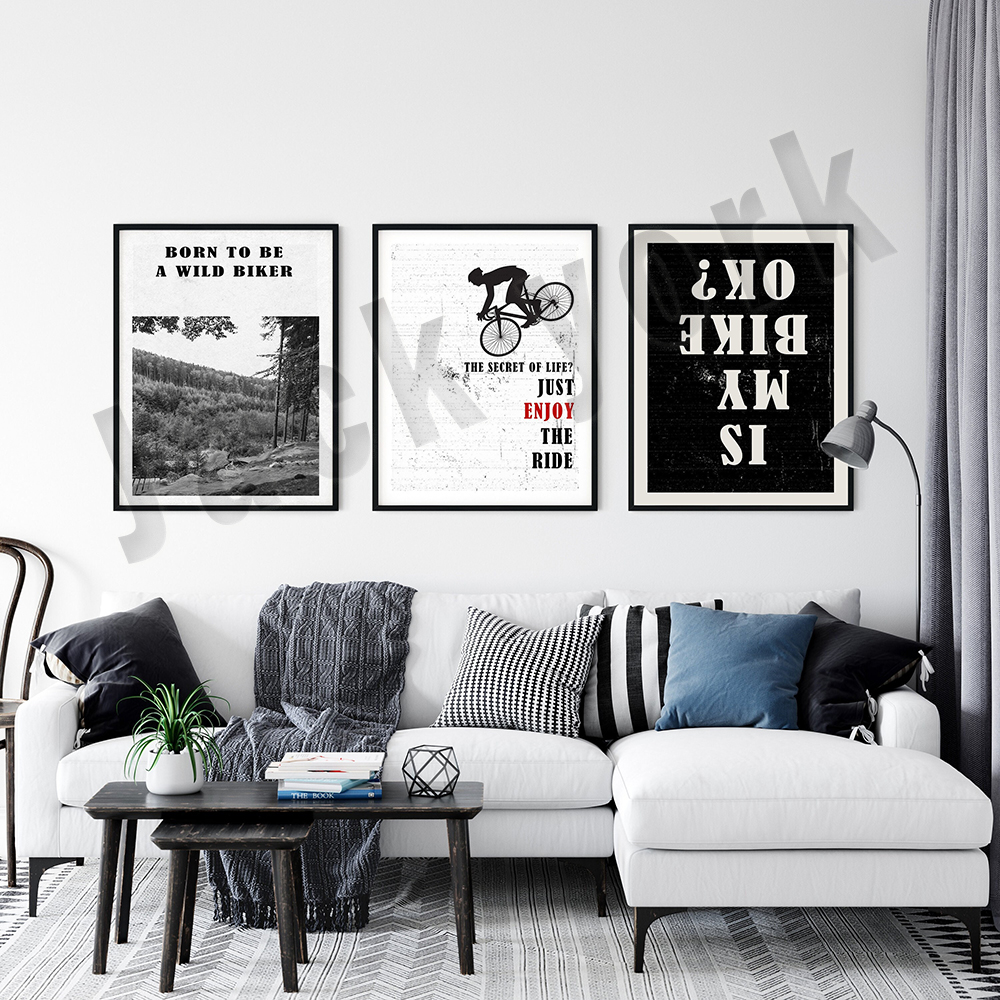 mountain bike art, bike poster - Mountain Biking York review and price