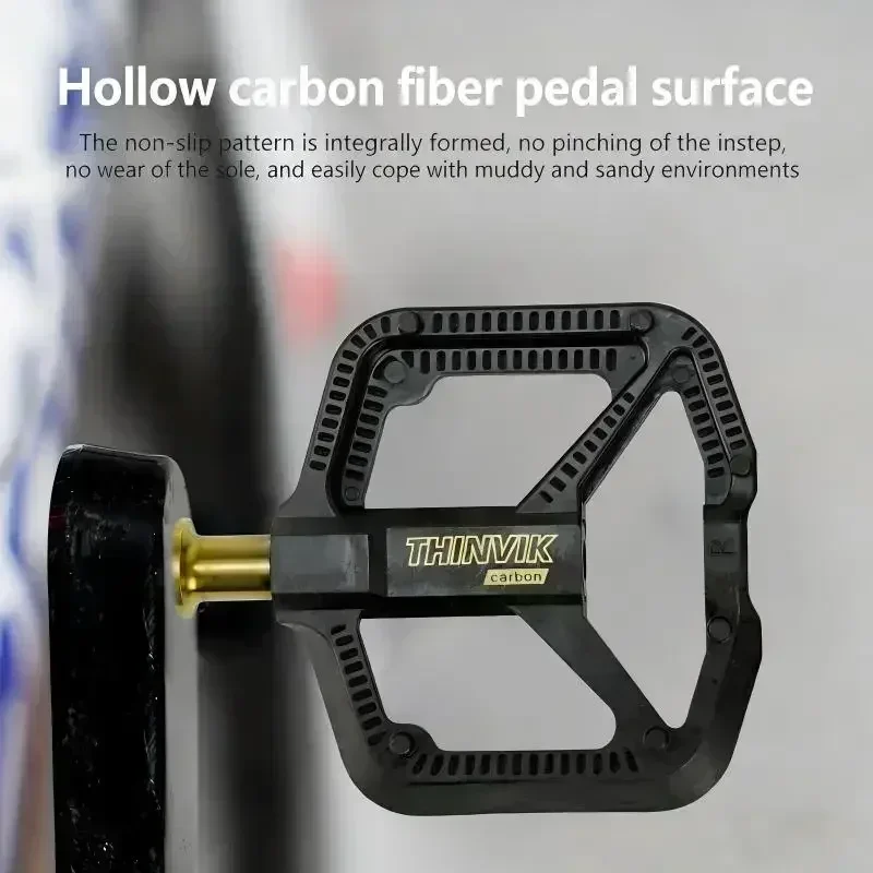 THINVIK Ultralight Carbon Fibe - Pedal Platform Flat review and price