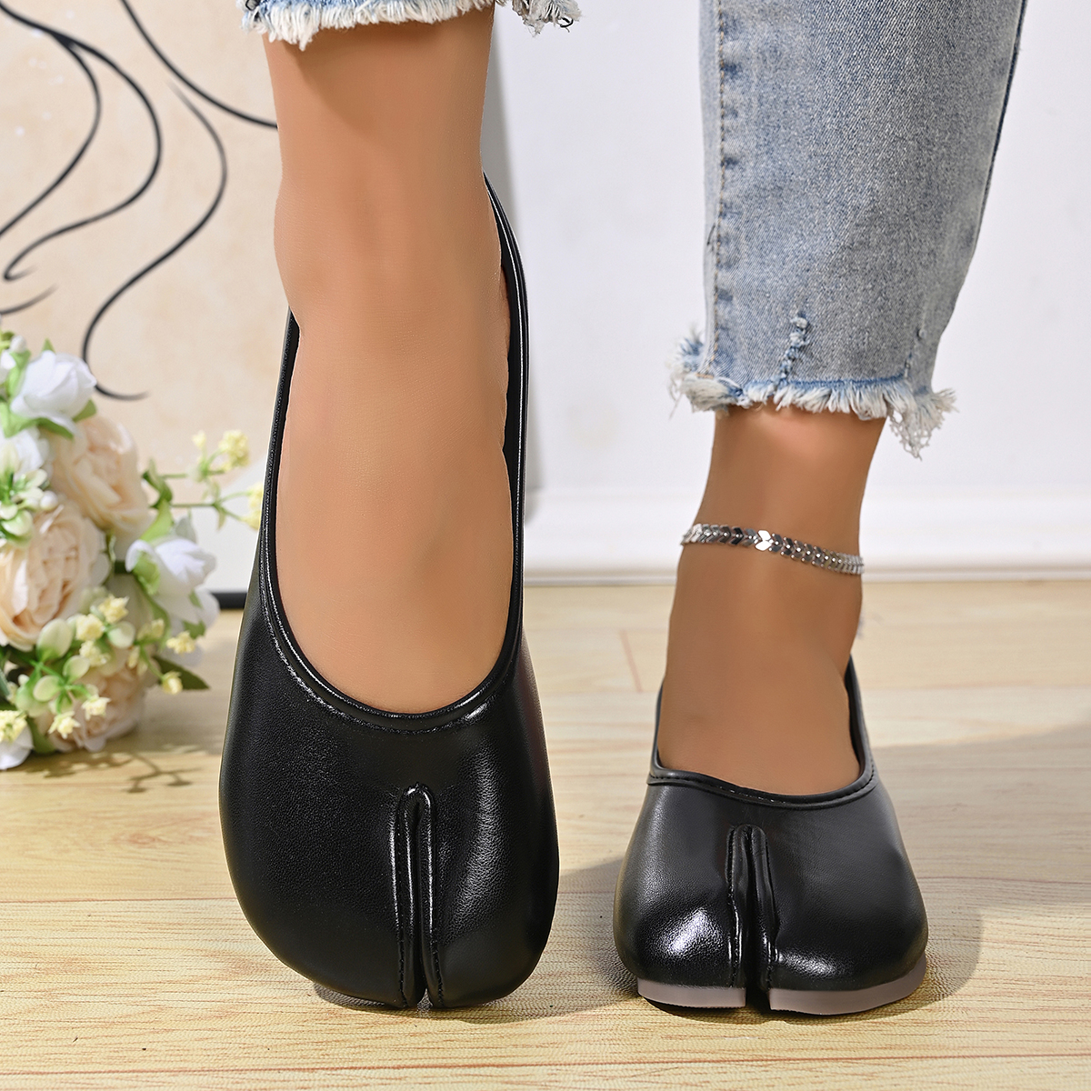 Women's Soft Leather Comfortab - Pedal Platform Flat review and price