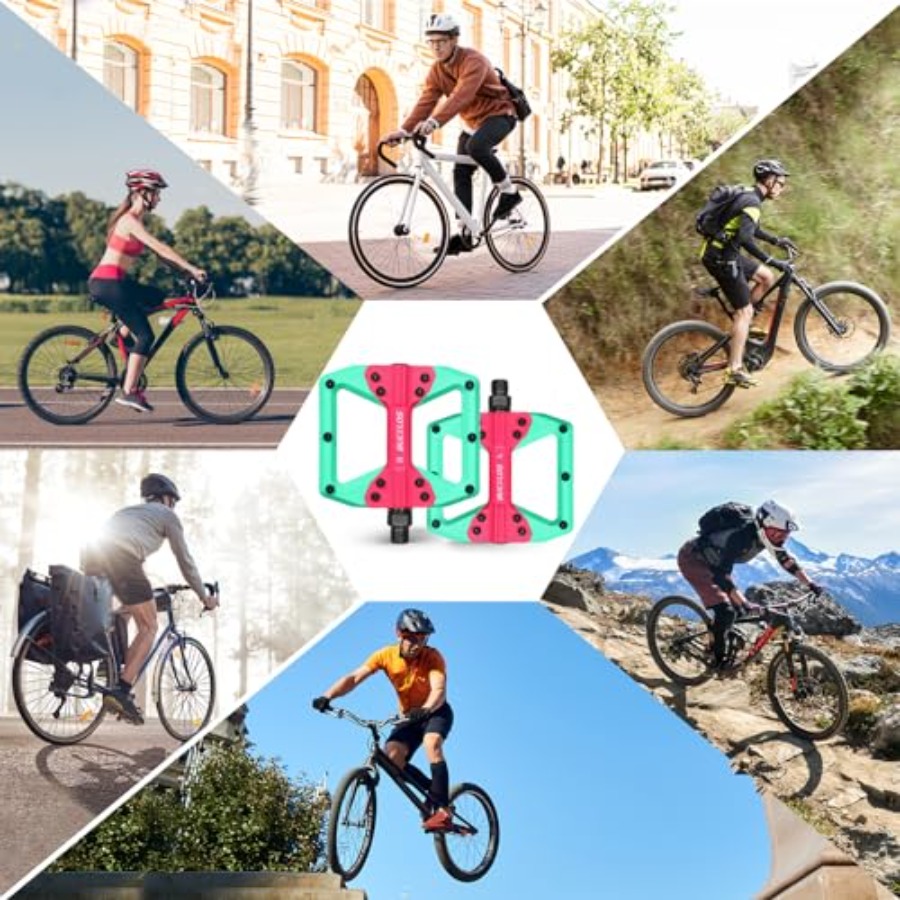 Bike Handlebar Grips Double Lo - Pedal Platform Flat review and price