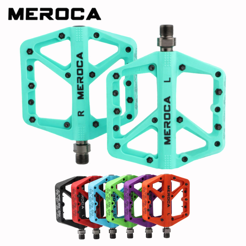 Meroca Bicycle Pedal Mtb Nylon - Pedal Platform Flat review and price
