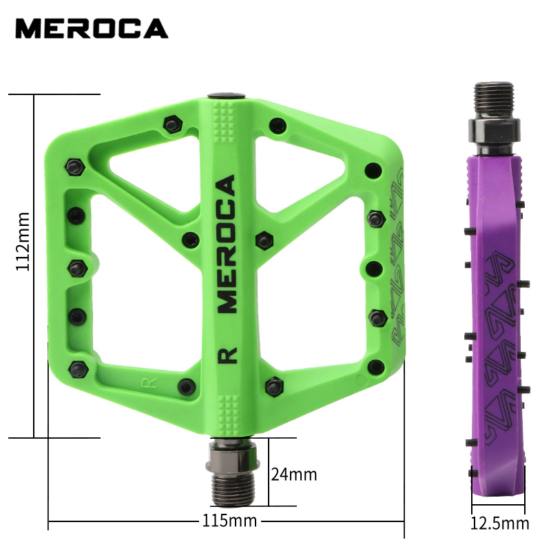Meroca Bicycle Pedal Mtb Nylon - Pedal Platform Flat review and price