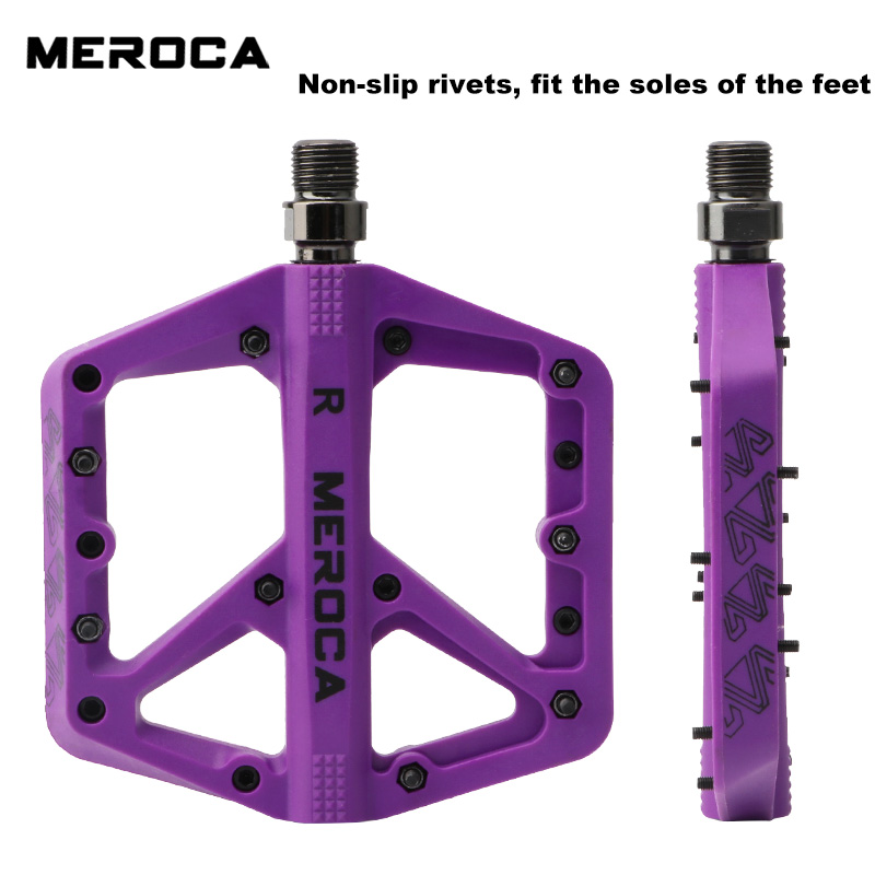 Meroca Bicycle Pedal Mtb Nylon - Pedal Platform Flat review and price